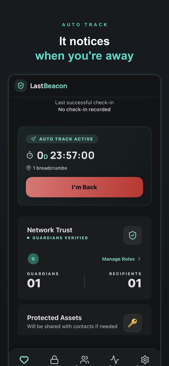 Auto Track — automatic trip breadcrumbs