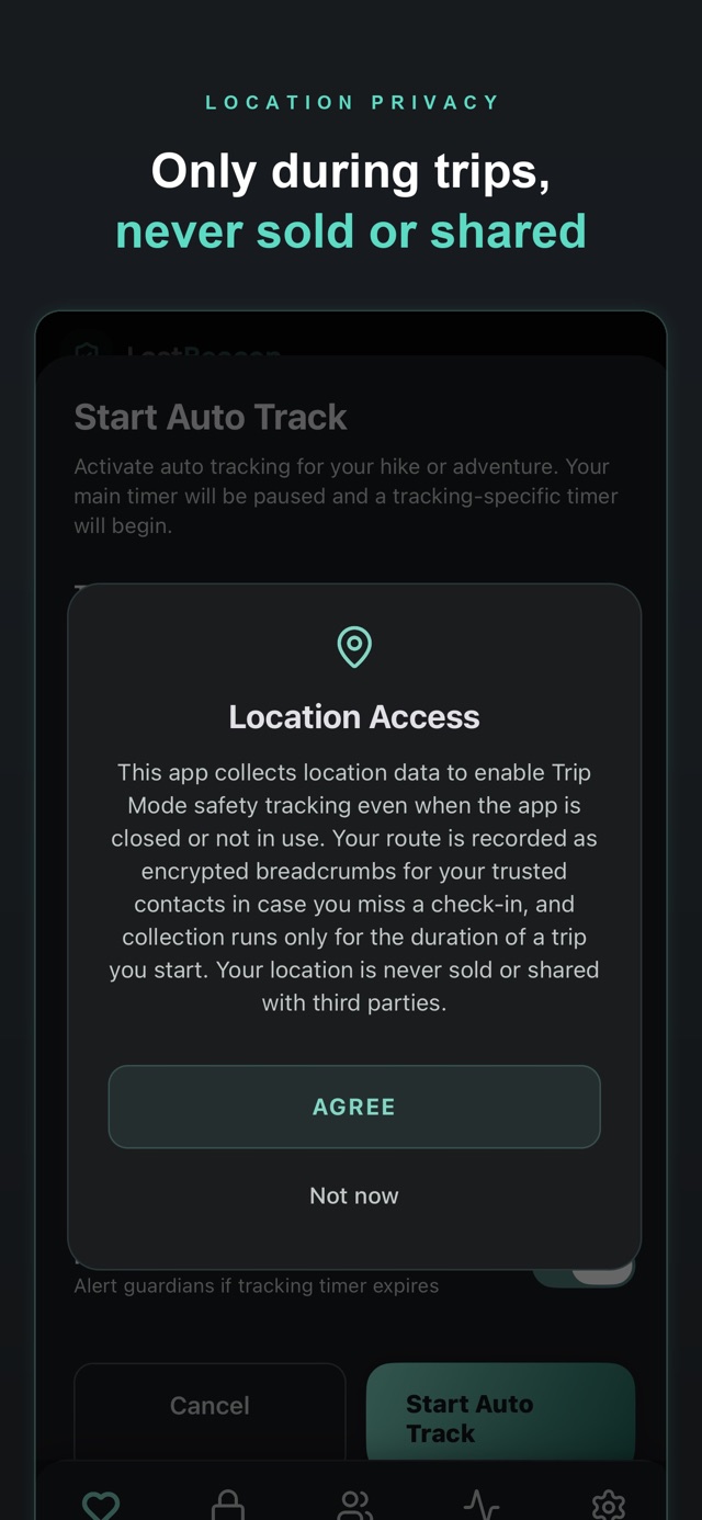 Location sharing when it matters